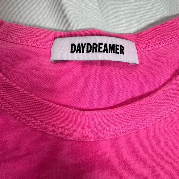 Daydreamer for Free People Hot Pink Blondie Tee size medium - Picture 3 of 6